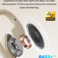 OpenWear Open Ear Headphones, Adjustable Ear Hooks, Ultra Comfort, Bass Bluetooth Headphones 5.4 with Smart Digital Display (Khaki)