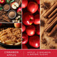 Scentsationals Fall Wax Melts Home Sweet Home - Cinnamon Apples, Salted Caramel Butter Cream & Farmhouse Cookies, 10oz (24 Cubes)