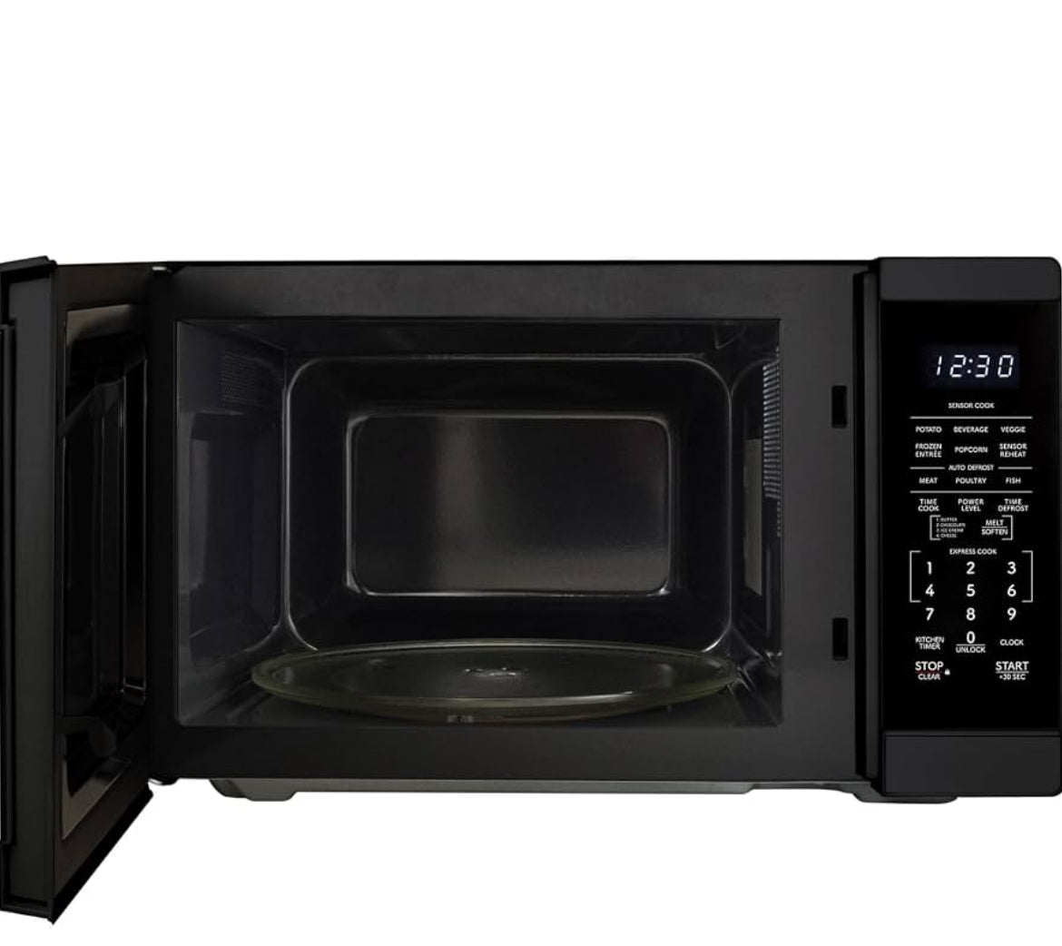 Sharp SMC1461KB 1.4 cu. ft. 1100W Black Countertop Microwave Oven
Removable 12.4" Carousel Turntable
