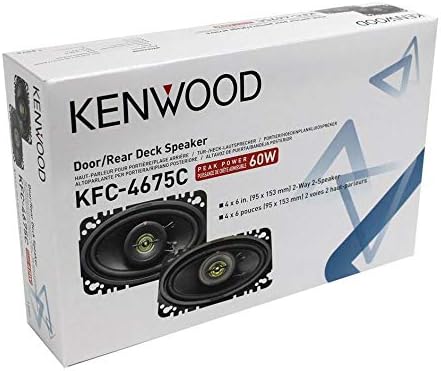 Kenwood KFC-4675C 60-Watt 4-duim x 6-duim Twee-rigting Luidsprekerstelsel