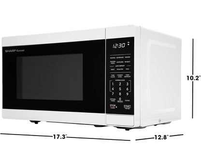 Sharp SMC0760KW 0.7 cu. ft. 700W White Countertop Microwave Oven
700 Watt, Removable 10" Carousel Turntable
