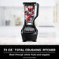 Ninja Blender, Mega Kitchen System, 1500W, 4 Functions with 72 Blender Pitcher, 64 Processor Bowl, 2 Nutri Cups + Lids - Black BL770
