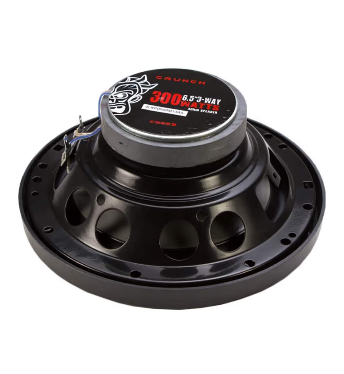 Crunch 6.5" 300 Watt MAX 3-rigting volreek luidspreker - 2 PAK