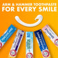 ARM & HAMMER Toothpaste Plus TheraBreath Breath Fresheners, Invigorating - ICY Mint Flavor 5.5 Oz (Pack of 2)