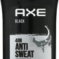 AXE Antiperspirant Stick For Men 48 Hour Sweat & Odor Protection For Long Lasting Freshness, Black Frozen Pear And Cedarwood - 2.7oz (PACK OF 2)