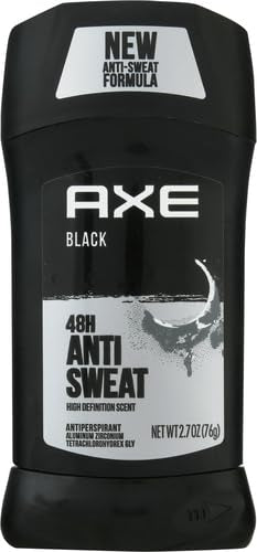 AXE Antiperspirant Stick For Men 48 Hour Sweat & Odor Protection For Long Lasting Freshness, Black Frozen Pear And Cedarwood - 2.7oz (PACK OF 2)
