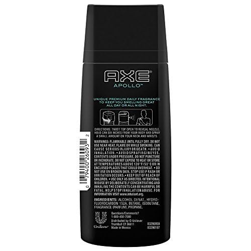 AXE Body Spray for Men Apollo 4 oz - (Pack of 2)