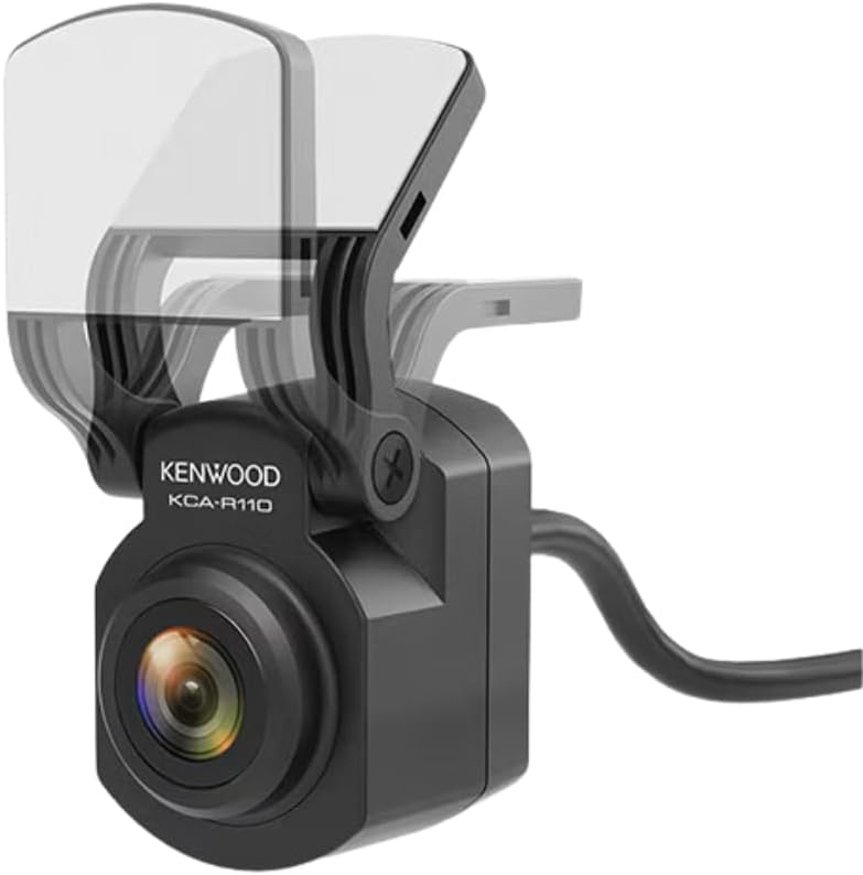 KENWOOD KCA-R110 Agteruitsigkamera vir DRV-A310W Dash-kamera, Vol HD 1080p, 132º Wye Uitsig, IP67-gegradeerde Agteruitry-kamera, Bewegingsbespeuring, Kompakte en Duursame Rugsteunkamera vir Motor, Vragmotor en RV