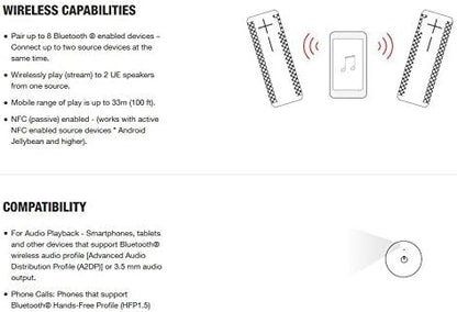 Ultimate Ears Boom 2 Portable Waterproof & Shockproof Bluetooth Speaker - Tropical Edition