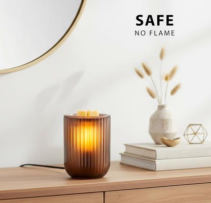 Scentsationals Wax Melt Warmer - Bryn - Fragrance Warmer for Cubes and Tarts