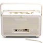 JBL Authentics 300 - Retro Style Wireless Bluetooth/WiFi Home Speaker, Built in Battery (4800mAh) - (White/Gold)