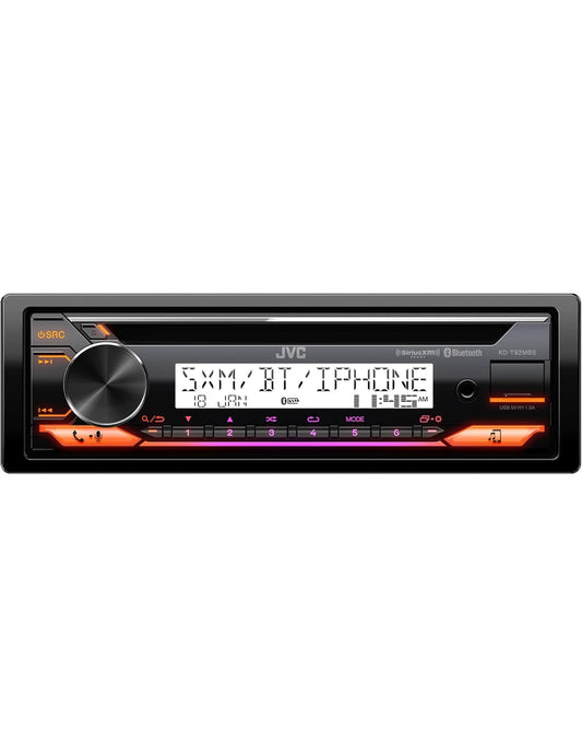 JVC KD-T92MBS Mariene Motorstereo met Bluetooth, Voorste USB, AUX, Amazon Alexa, SirusXM Radio Gereed, Hoëkrag Versterker, Hoëkontras Skerm