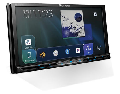 Pioneer AVH Series 7" Resistive Touchscreen Double Din Car Stereo Multimedia Receiver, Wireless Apple CarPlay, Android Auto, Bluetooth, CD/DVD, USB, Backup Camera, HD Radio, FLAC, Hi-Volt RCA