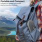 PA1 Bluetooth Portable Speaker Built-in Microphone Stereo Sound, 25H Playtime, IPX7 Waterproof - Black