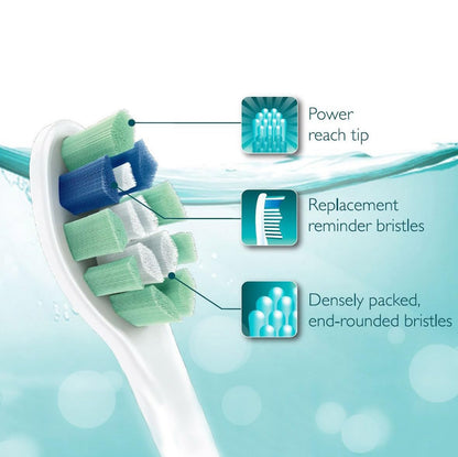 Philips Sonicare 2-reeks herlaaibare elektriese tandeborsel vir plaakbeheer - HX6211
