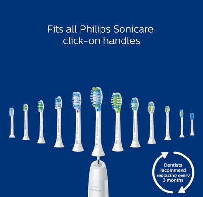 Philips Sonicare ProtectiveClean 6500 Herlaaibare Elektriese Tandeborsel, met Druksensor, 3 Skoonmaakmodusse, SmarTimer en QuadPacer Laaireisomhulsel - Swart (HX6462/08)