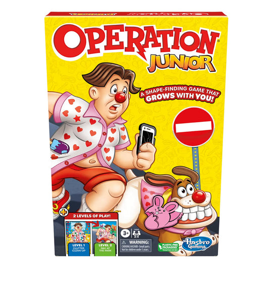 Hasbro Gaming Operation Junior Board Game | Operation Game for Younger Kids | Ages 3 and Up | 2 to 4 Players | Preschool Games | Fun Games for Preschoolers