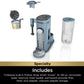 Ninja Pod & Grounds Specialty XL Single-Serve Coffee Maker, K-Cup Pod Compatible -Denim Blue (PB055ABL)