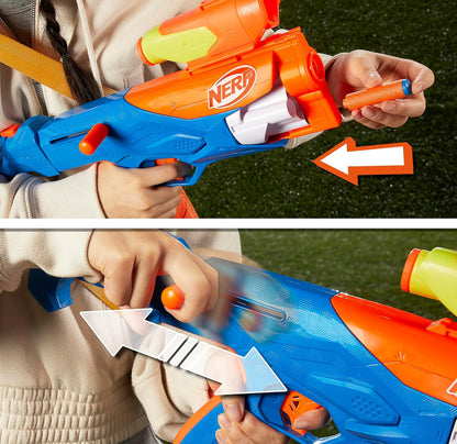 Nerf N Series Gear Up Pack, 3X Blasters, 18 Nerf N1 Darts, Kids Gifts, Outdoor Games, Ages 8+