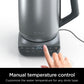 Ninja KT200 Precision Temperature Electric Kettle, 1500 watts 7-Cup Capacity, Hold Temp Setting - Silver
