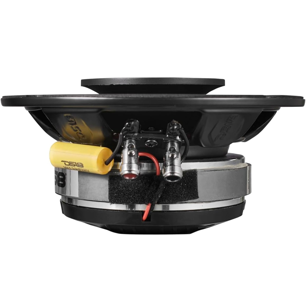 DS18 PRO-HY6MSL 6.5" Shallow Hybrid Mid-Range Car Audio W/  Built-in Driver and Grill Included - 1PC