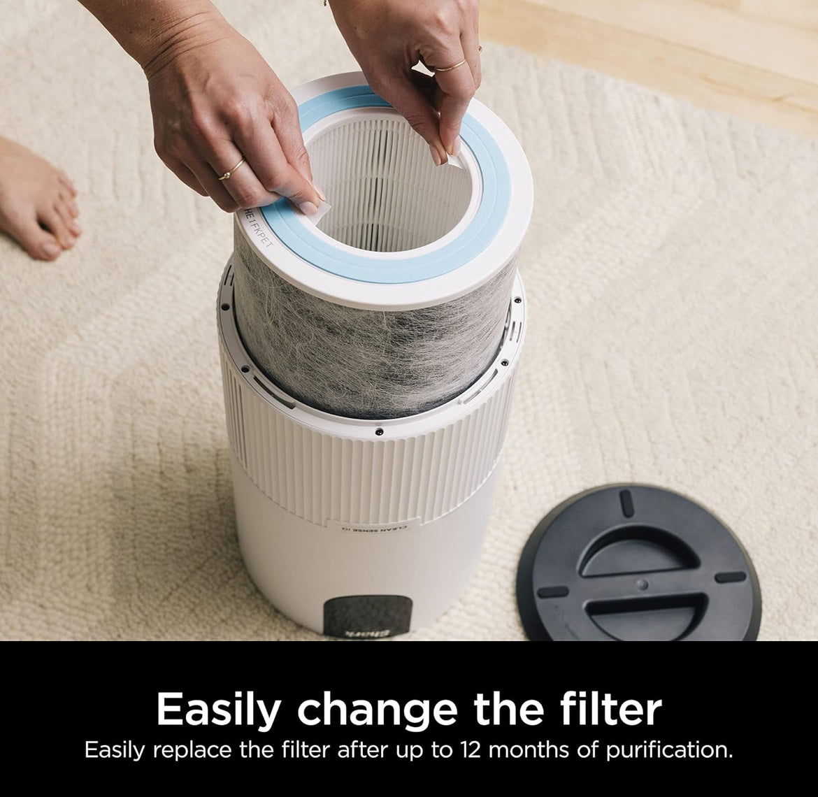 Shark Air Purifier Replacement Filter with Anti-Allergen HEPA, Advanced Odor Lock - NEW