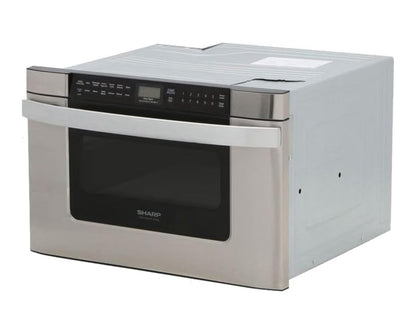 Sharp KB6524PSY 24 in. 1.2 cu. ft. Built-In Microwave Drawer Oven
1.2 Cubic Feet, 950 Watt, Angled Touch Control Panel