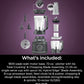 Ninja All-in-One Blender & Food Processor BlendSense Intelligence for Perfectly Smooth Results 1800 Watt - Black TB401