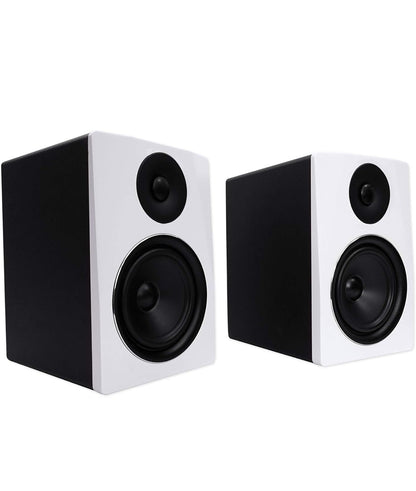 Rockville 2 APM6W 6.5" Aangedrewe Ateljeemonitors+Aktiewe 10" Subwoofer+Stande+Kussings