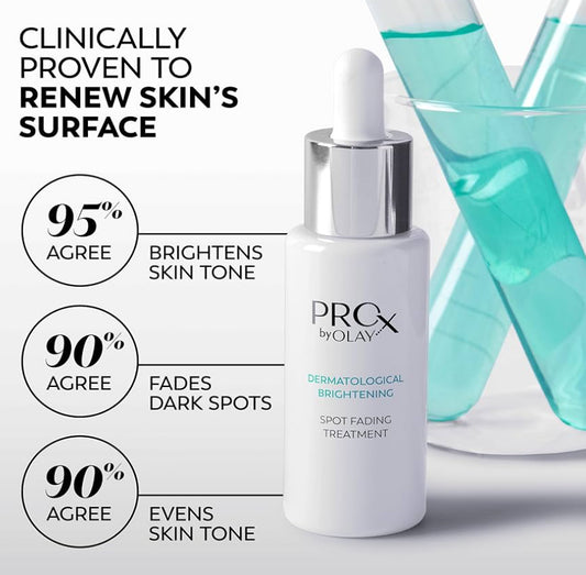Olay Pro-X Dermatologiese Eegalige Velkleur Vleksverminderende Behandelingserum (1.3 oz)