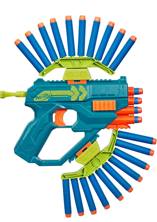 Nerf Rebel Ops Ammohawk Blaster20 Foam Darts & 2 Dartshields, Outdoor Action Play - (Ages 8+)