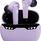 Black Shark Wireless Earbuds w/ LED Light, 45ms Ultra Low Latency - IPX5 Waterproof - Purple