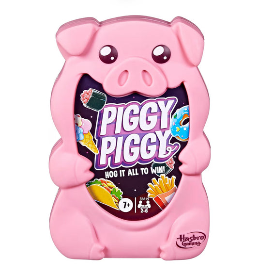 Hasbro Gaming Piggy Piggy Card Game - Family Games for Kids - Teens, and Adults - 2 to 6 Players
