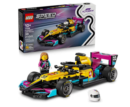LEGO Speed Champions F1 Renmotor-bou-speelding met F1 Akademie-minifiguur