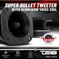 DS18 PRO-TWX3 4" Super Bullet Tweeter 480 Watts 1.5" Aluminum 4-Ohm(1 PC)