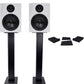 Rockville Pair APM5W 5.25" 2-Way 250W Powered USB Studio Monitors+Stands+Pads