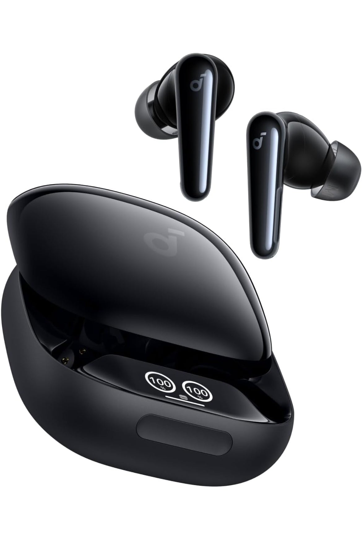 Soundcore Liberty 4 Pro by Anker, Noise Cancelling Wireless Earbuds, 7-Sensor and Real-Time Adaptive Noise Cancelling, 2× Faster Charging, Studio-Level Hi-Fi Music, Clear Calls with 6 Mics and AI
