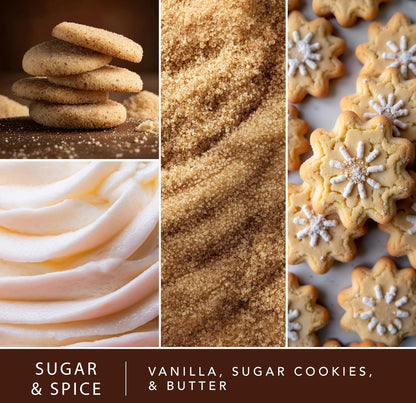 ScentSationals Sugar & Spice Fragrance Oil Plug In Air Freshener Refills 3-Pack - Works w/ Scentsationals Wall Plugs - Packaging May Vary