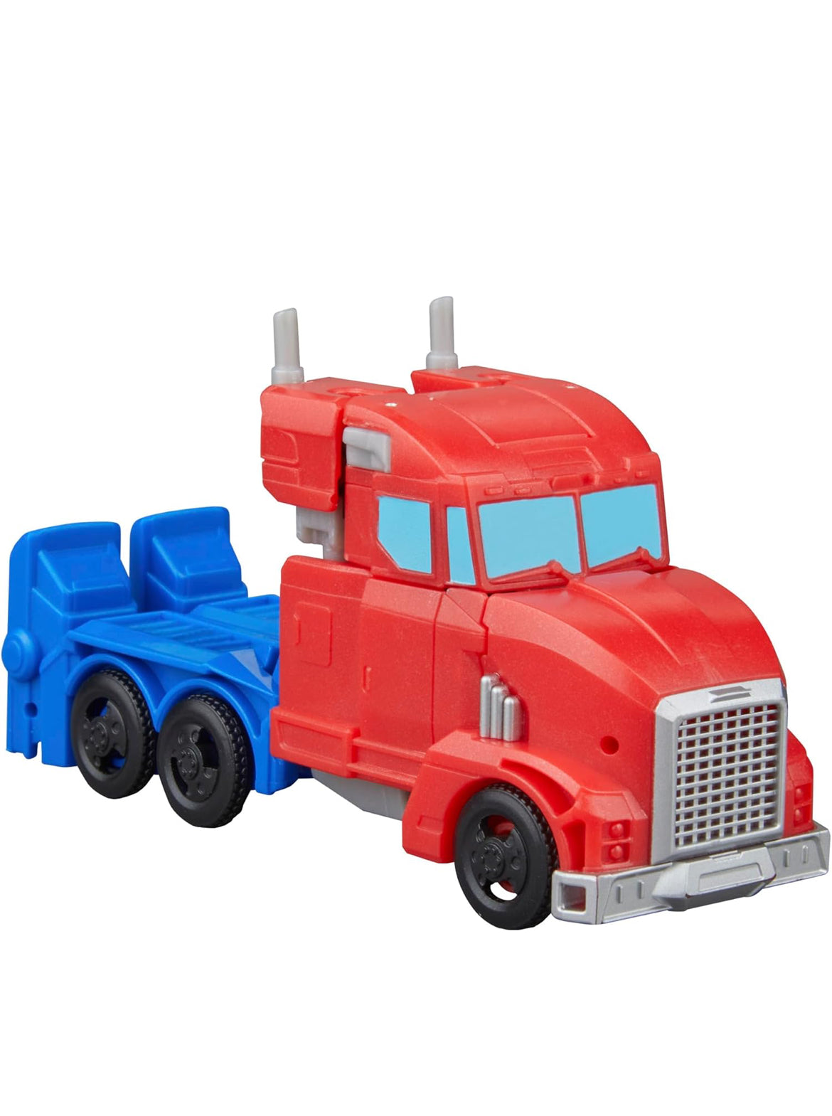 TRANSFORMERS EarthSpark Optimus Prime Battle Trailer Playset with Action Figure, Lights and Sounds, Electronic Truck Toys for Kids 6 and Up