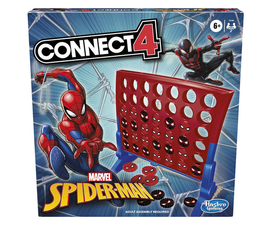 Hasbro Gaming Connect 4 Marvel Spider-Man Edition, Strategy Board Game for 2 Players