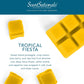 Scentsationals Wax Melts, Wax Cubes Strong Scent - Tropical Fiesta - Long Lasting Scented Melts for Warmer - 10oz (PACK OF 4)
