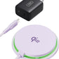 INIU Wireless Charger, 15W Fast Charging LED Mag-Safe Charger, Travel Magnetic Charging Pad Compatible with iPhone 16/15/14/13/12 Series, AirPods 3/2/Pro/Pro 2 (with Adapter)