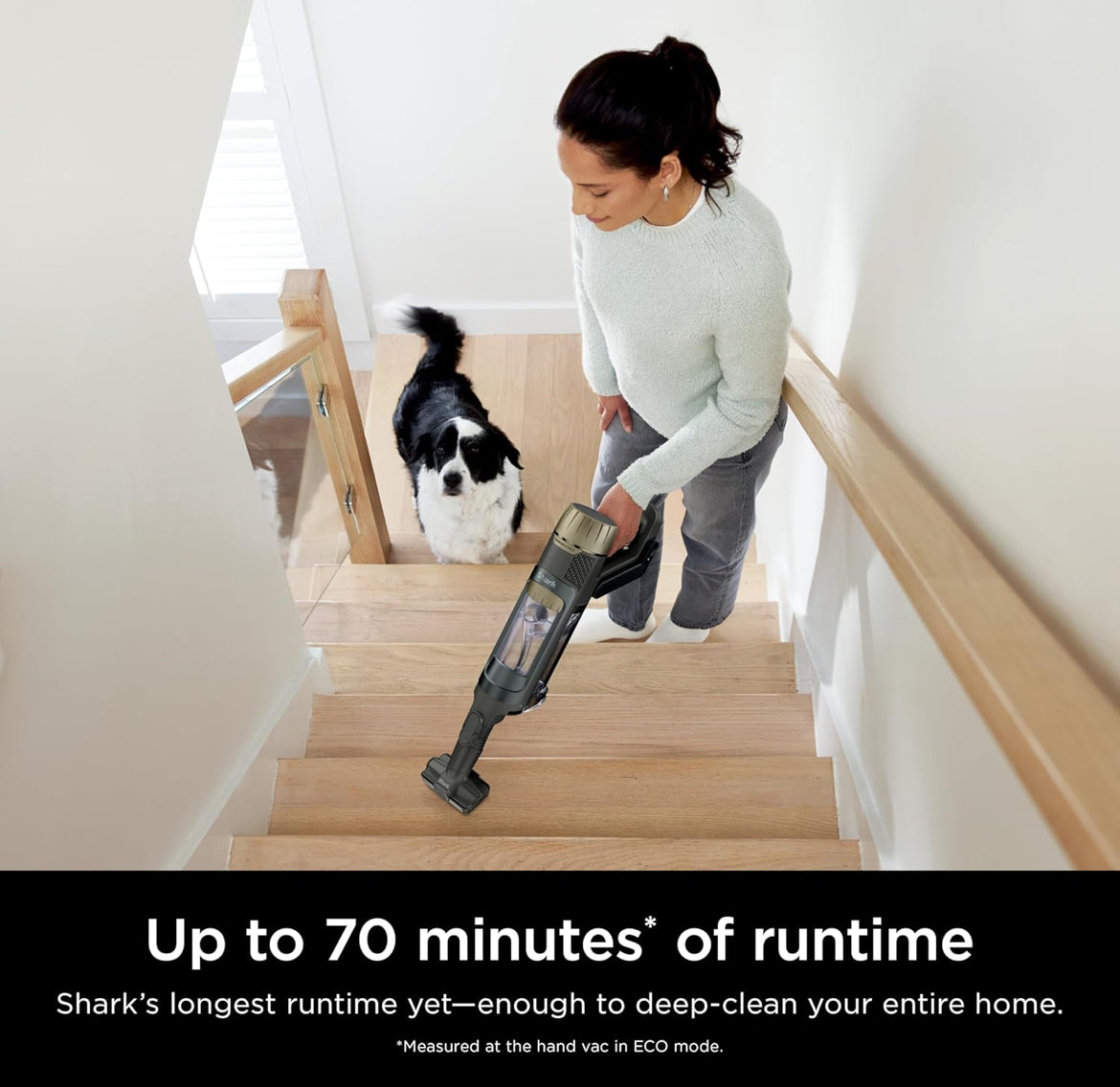 Shark PowerDetect Cordless Stick Vacuum, Powerful Suction, HEPA Filtration Dark Gray - NEW