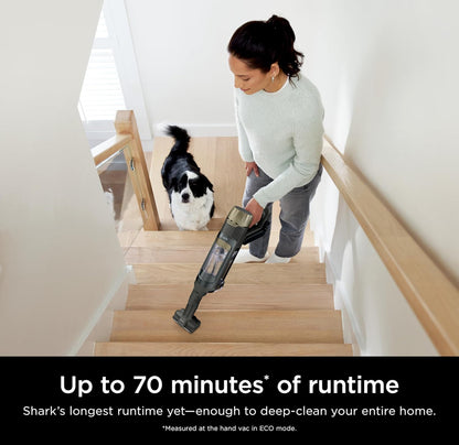 Shark PowerDetect Cordless Stick Vacuum, Powerful Suction, HEPA Filtration Dark Gray - NEW