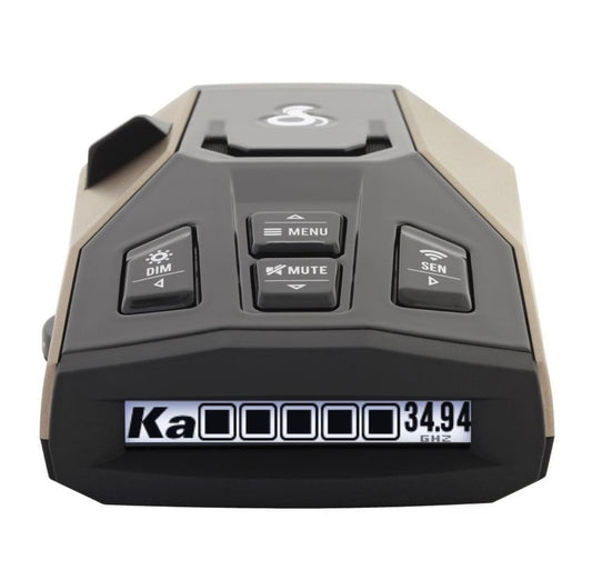 Cobra RAD 450 Laserradarverklikker: Lang reikafstand, Valsalarmfilter, Stemwaarskuwing & OLED-skerm, Swart, RAD450