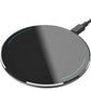 New Anti-Slip Wireless Charger 15W Max Fast Charging Pad Compatible w/ iPhone,Samsung Galaxy - Black