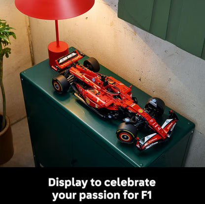 LEGO Technic Ferrari SF-24 F1 Modelmotorstel - Boustel met Realistiese Kenmerke