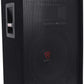 Rockville RSG15.4 15" 3-Way 1500 Watt 4-Ohm Passive DJ/Pro Audio PA Speaker, Black