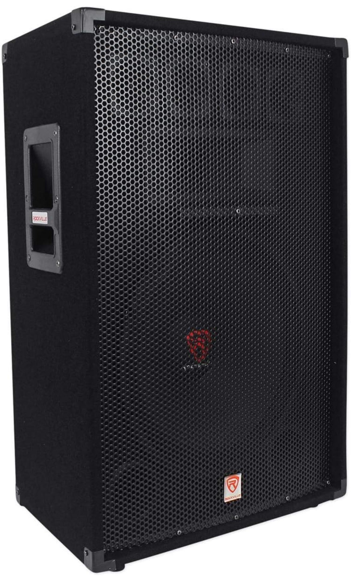 Rockville RSG15.4 15" 3-Way 1500 Watt 4-Ohm Passive DJ/Pro Audio PA Speaker, Black