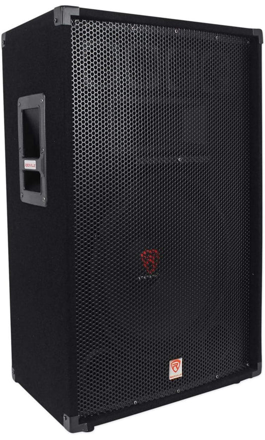 Rockville RSG15.4 15" 3-rigting 1500 Watt 4-Ohm Passiewe DJ/Pro Oudio PA Luidspreker, Swart